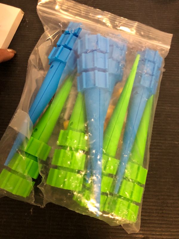Photo 1 of Self Plant Watering Spikes 24 Pack Auto Drippers Irrigation Devices Vacation Automatic Plants Water System with Adjustable Control Valve Switch Design for Houseplant, Gardenplant, Officeplant