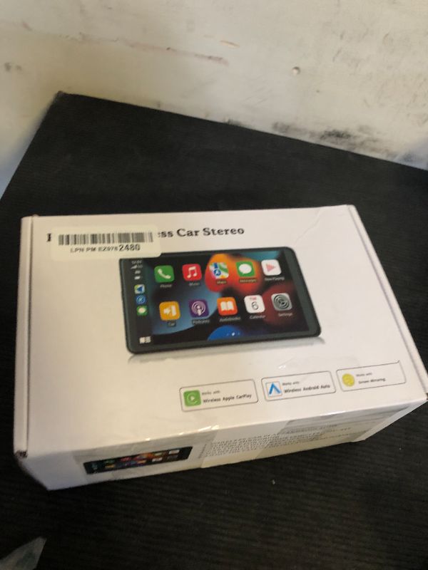 Photo 1 of ?Hieha? 2025 Wireless Portable Carplay and Android Auto, Carplay Screen for Car with Mirror Link/AUX/FM,7" Touchscreen Bluetooth 5.0, Marine Stereos for All Vehicles
