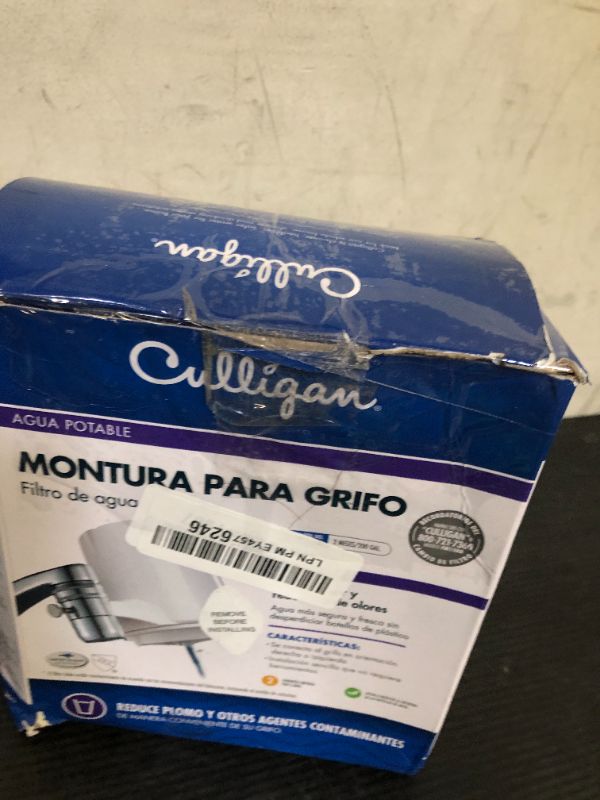 Photo 1 of Culligan FM-15A Faucet Mount Filter with Advanced Water Filtration, White Finish