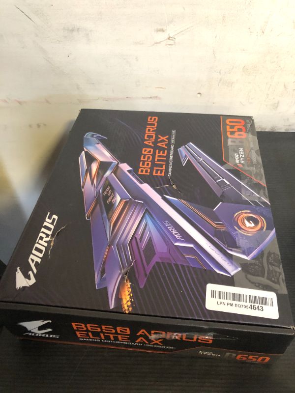 Photo 1 of GIGABYTE B650 AORUS Elite AX AMD B650 ATX Motherboard with DDR5, PCIe 5.0, WiFi 6E, 5-Year Warranty