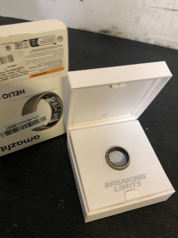 Photo 1 of Amazfit Helio Smart Ring Health Tracker, Fitness Tracker Ring, No Subscription, Monitors Sleep, Heart Rate & Stress, Titanium Alloy, Fast 1.4-Hr Charging, Swim/Shower Water-Resistant (Size 12)