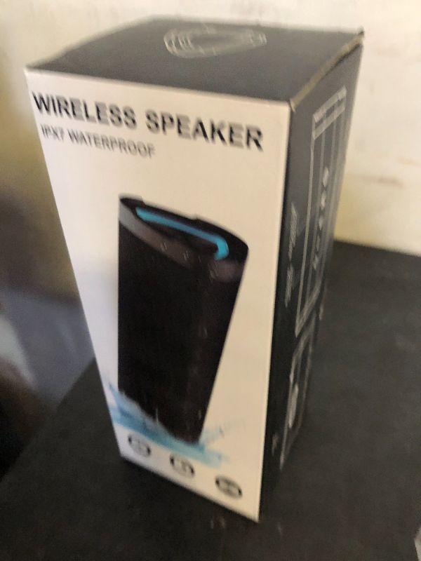 Photo 1 of Vanzon Bluetooth Speakers, V40 Portable Wireless Speaker V5.0 with 24W Loud Stereo Sound, 24H Playtime, TWS & IPX7 Waterproof, Suitable for Travel, Home and Outdoors