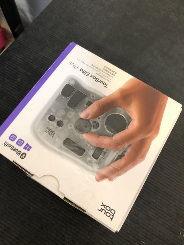 Photo 1 of TourBox Elite Plus - iPad Drawing Bluetooth Controller for Video Photo Editing, DaVinci Resolve Speed Editor Procreate Keyboard for Photoshop Lightroom Premiere FCPX, Programmable Creative Console