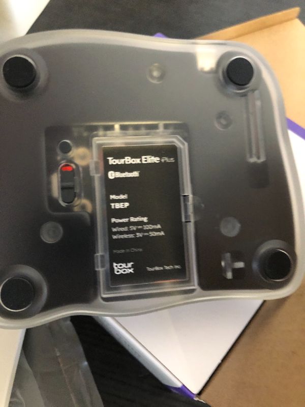 Photo 1 of TourBox Elite Plus - iPad Drawing Bluetooth Controller for Video Photo Editing, DaVinci Resolve Speed Editor Procreate Keyboard for Photoshop Lightroom Premiere FCPX, Programmable Creative Console