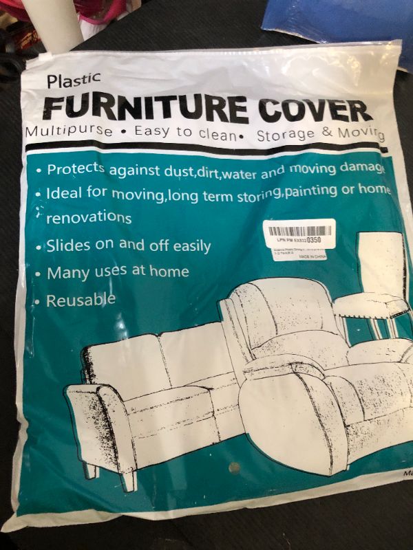 Photo 1 of Swanna Plastic Dining Chair Covers with Backrests,Clear PVC Seat Chair Protector Waterproof Cover,Fit W/21 x D/18 Inch (2 Pack)