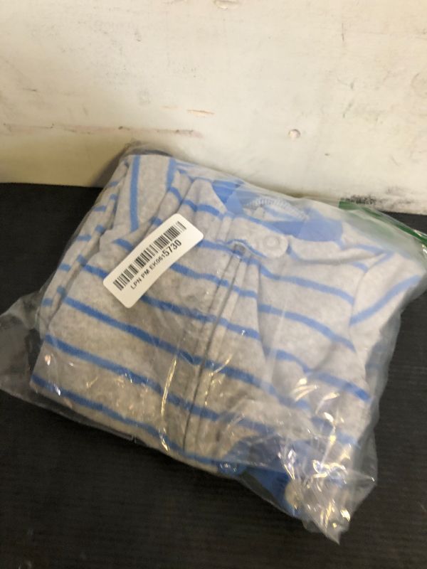 Photo 1 of Simple Joys by Carter's Baby Boys' 2-Pack Fleece Footed Sleep and Play, Blue Dinosaur/Grey Stripe, 0-3 Months