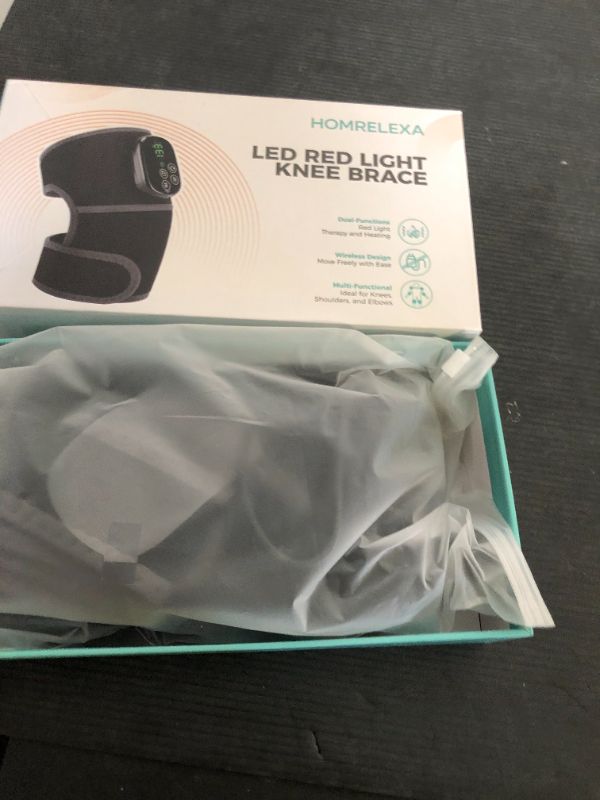 Photo 1 of Red Light Therapy Knee Brace Vibration Knee Massage and Cordless Heating Pad with Massager for Back Pain Relief Bundles
