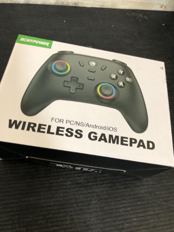 Photo 1 of ECHTPower Wireless PC Gaming Controller - Hall Effect Joystick, 2.4G & Wired 1000Hz Polling Rate, 800mAh Battery, Adjustable Turbo/Vibration - for PC/Switch/iOS/Android