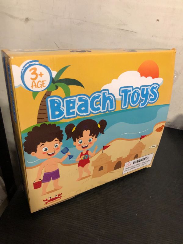 Photo 1 of FHOZGECY Beach Toys, Sand Toys with 2 Collapsible Beach Bucket and Beach Mesh Shovel, Sand Shovel, Shark Tooth Sifter and Mesh Bag for Shell Collecting, Sand Dipper Beach Scoop for Kids Boys Girls