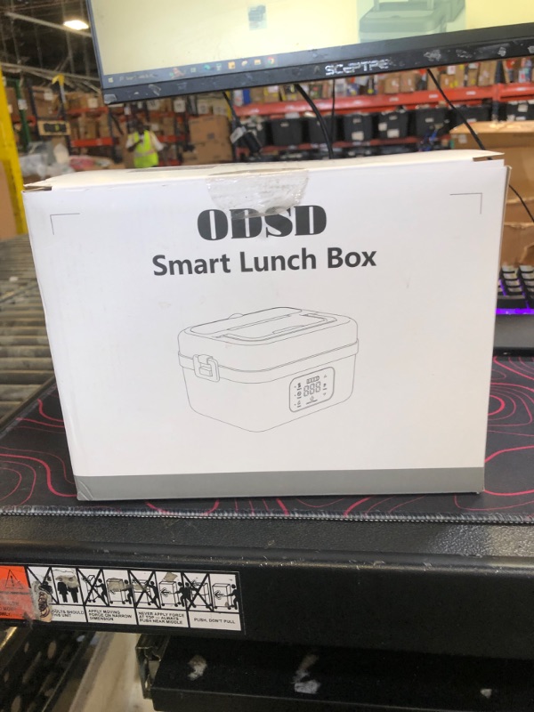 Photo 1 of ODSD Cordless Electric Lunch Box for Adults, 16000mAh Rechargeable Self-Heating Lunch Box Food Warmers with Timer & Adjustable Heating, 34oz/1L Container with Insulated Bag for Office Car Outdoor
