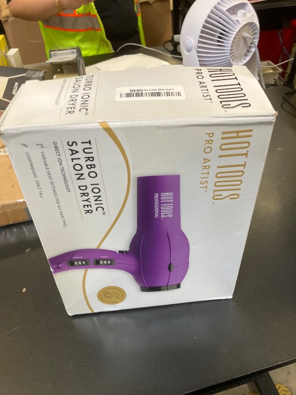 Photo 1 of Hot Tools Pro Artist 1875W Turbo Ionic Dryer | Smooth, Frizz Free Blowouts (Purple)