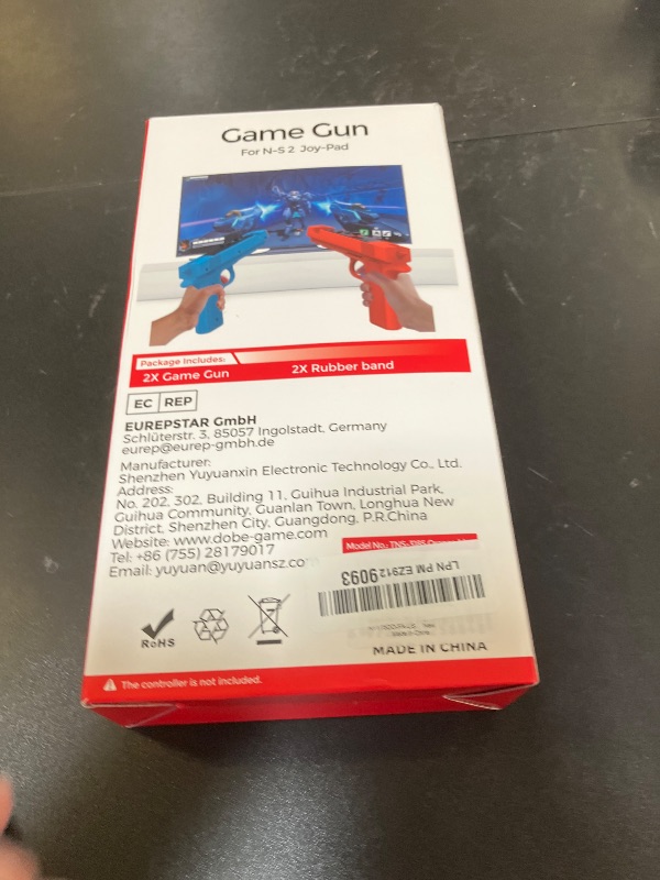 Photo 1 of FASTSNAIL 2 Pack Gun Controller for Nintendo Switch 2 Joycon, Dual Trigger Shooting Game Gun Grip with Anti-Slip Design, Compatible with Big Buck Hunter, House of the Dead & More (Not for Switch 1)