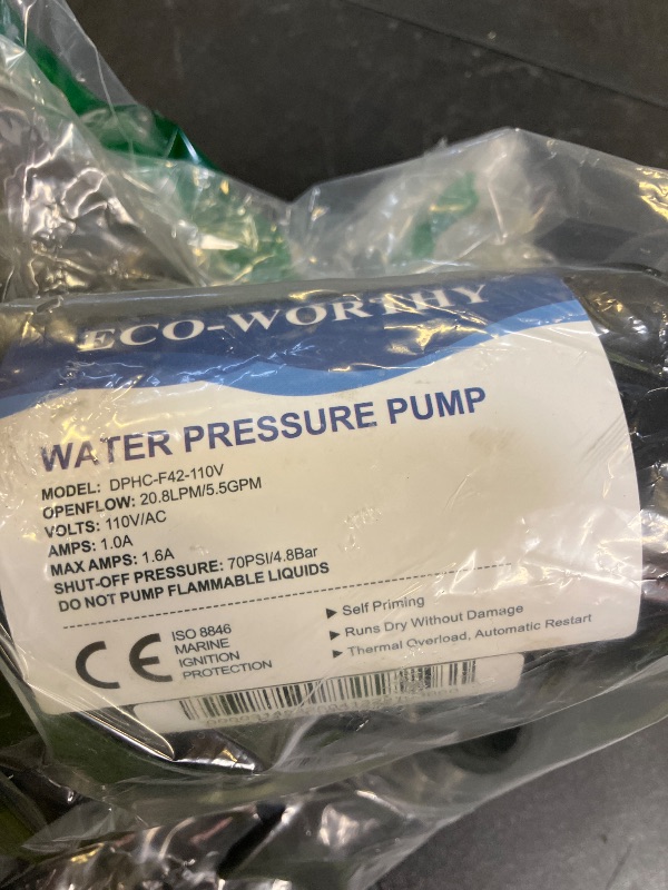 Photo 1 of WATER PRESSURE PUMP 