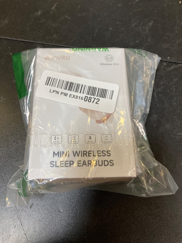 Photo 1 of sunvito Sleep Earbuds for Side Sleepers, Mini Invisible Wireless Bluetooth 5.3 Micro Sleep Headphones, Hidden Earbuds for Small Ears Sleeping, Working, Hiking, Exercise(Beige)