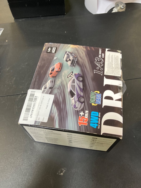 Photo 1 of RC Drift Car, 1/43 Mini RC Drift Car with Gyroscope, 2.4GHz Full Proportional Remote Control Cars, 4WD High Speed Racing with Lights, Racing Tires, Model Cars Gift for Adults, Kids, Boys, Girls
