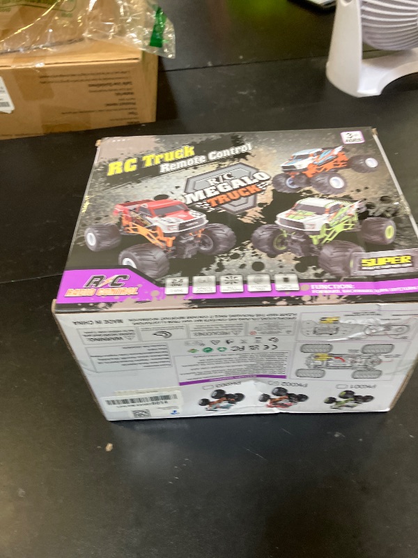 Photo 1 of Scientoy Remote Control Car, 20KM/H Monster Truck Toys for Ages 5-7, 1:16 Scale All Terrain RC Cars for Boys & Girls Age 4-7, 2.4Ghz Off Road RC Truck, Christmas Birthday Gift for Kids