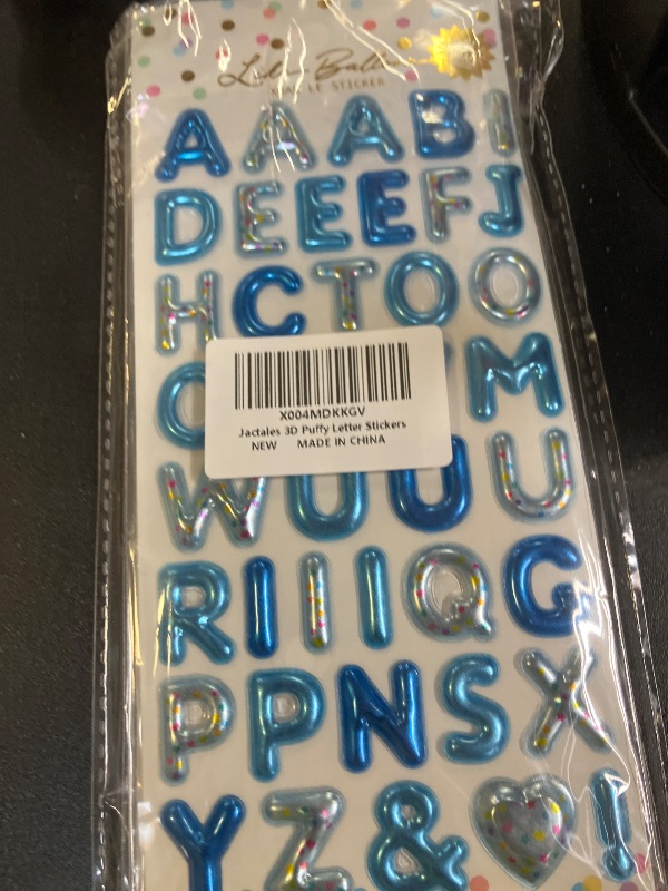 Photo 1 of 3d puffy letter stickers