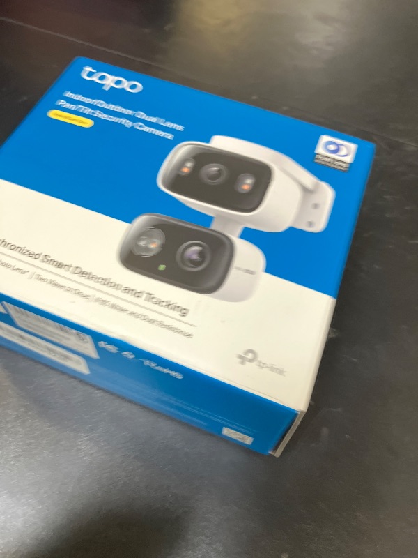 Photo 1 of Tapo 2K 3MP Indoor/Outdoor Dual Lens Pan/Tilt Security Camera – 130° Wide-Angle + 6mm Telephoto, 360° Pan, Free Person/Vehicle Detection, SD/Cloud Storage, Works w/Alexa & Google Home – HybridCam Duo