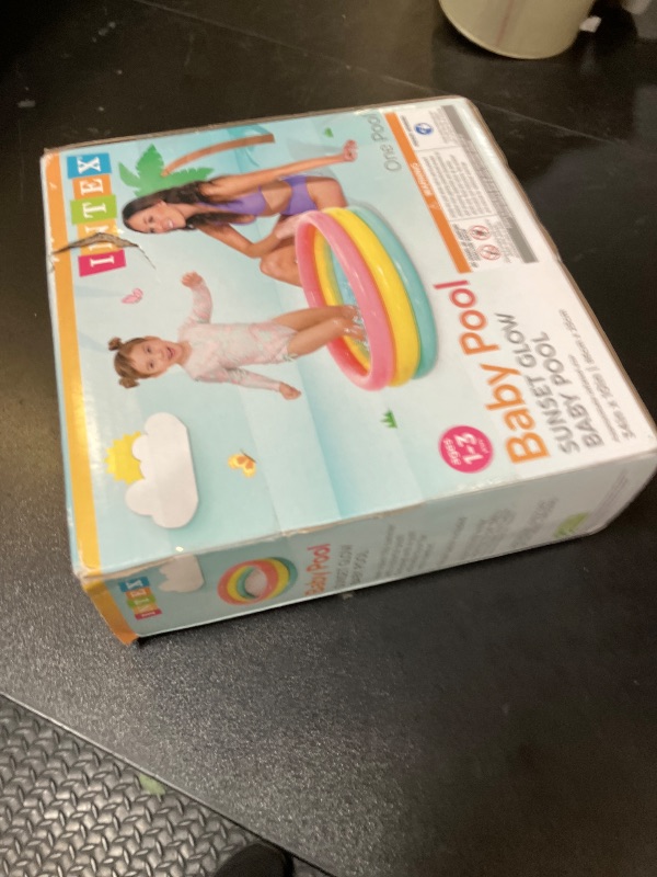 Photo 1 of Intex Sunset Glow Baby Pool (34 in x 10 in)