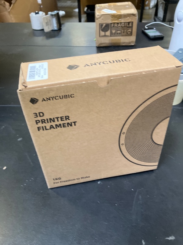 Photo 1 of ANYCUBIC PLA 3D Printer Filament, Glow in The Dark, 3D Printing PLA Filament 1.75mm Dimensional Accuracy +/- 0.02mm, 1KG Spool (2.2 lbs), Yellow PLA, Glow Yellow