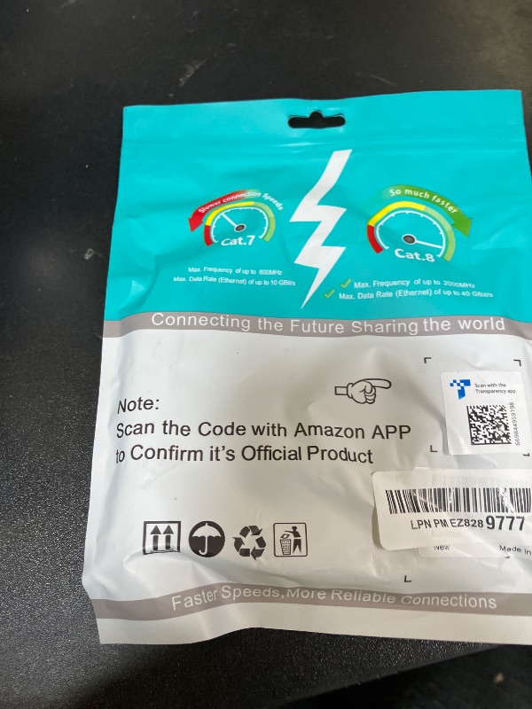 Photo 1 of Vabogu Cat 8 Ethernet Cable, 3ft Heavy Duty High Speed Internet Network Cable, 26AWG, 2000Mhz 40Gbps with Gold Plated RJ45 Connectors, Shielded for Indoor & Outdoor Use