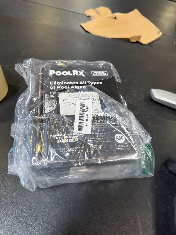 Photo 1 of PoolRx Pool Unit #101066 6 Month Algaecide Treats 20k-30k gallons, Black