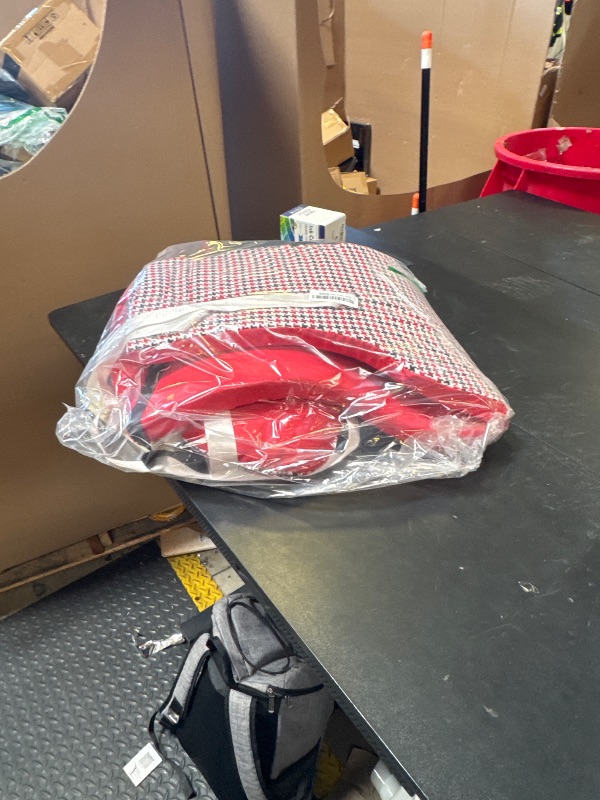 Photo 1 of Red Dog Car Seat Booster for Small Dogs 0-15 Ibs(Red)