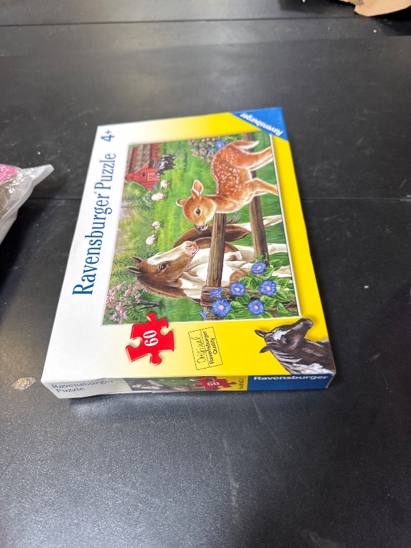 Photo 1 of Ravensburger New Neighbors 60-Piece Jigsaw Puzzle - Unique Shape Pieces | Anti-Glare Surface | Ideal for Kids | Perfect Family Fun Activity