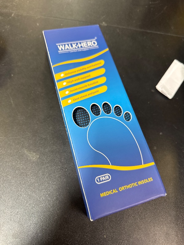 Photo 1 of Inserts Relieve Plantar Fasciitis - Flat Feet Insoles Arch Supports, Orthotic Insoles for Foot Pain Arch Pain Reduce Muscle Fatigue Absorb Shock (Mens 6-6 1/2 | Womens 8-8 1/2)