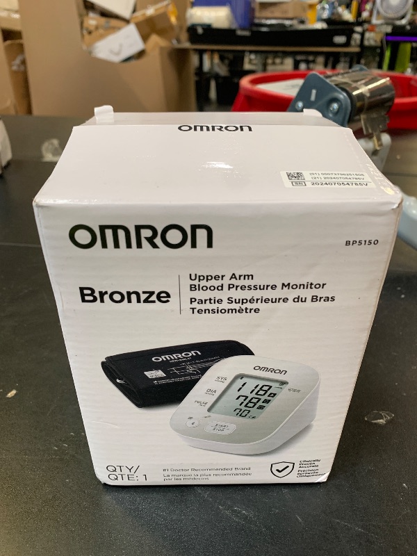 Photo 1 of OMRON Bronze Upper Arm Blood Pressure Monitor - Clinically Validated Blood Pressure Arm Cuff - Use OMRON Connect App for Unlimited Free Measurements