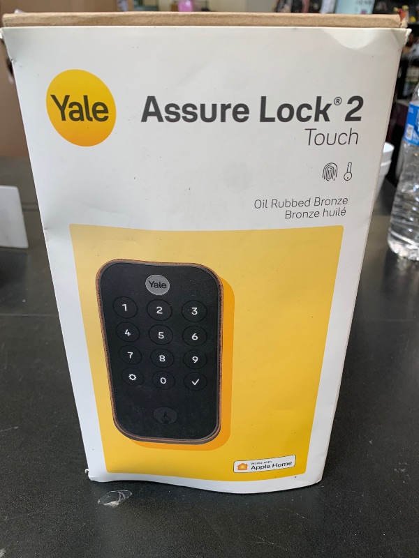 Photo 1 of Yale Assure Lock 2 Touch Deadbolt, Oil Rubbed Bronze Keyed Fingerprint Smart Door Lock with Wi-Fi Connected Touch Keypad and Fingerprint Scanner for Code Entry and Remote Access, YRD410-F-WF1-0BP