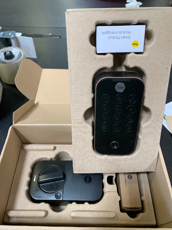Photo 1 of Yale Assure Lock 2 Touch Deadbolt, Oil Rubbed Bronze Keyed Fingerprint Smart Door Lock with Wi-Fi Connected Touch Keypad and Fingerprint Scanner for Code Entry and Remote Access, YRD410-F-WF1-0BP