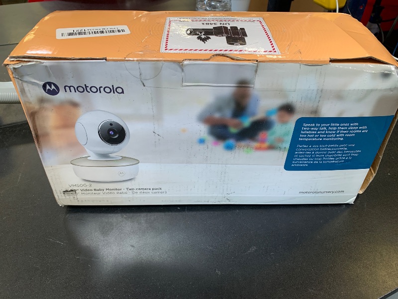 Photo 1 of Motorola Nursery VM50G HD Wireless 2-Camera Video Baby Monitor, 5" Screen, 1000ft Range, 2-Way Audio, Pan/Tilt/Zoom, Split Screen, Night Visi