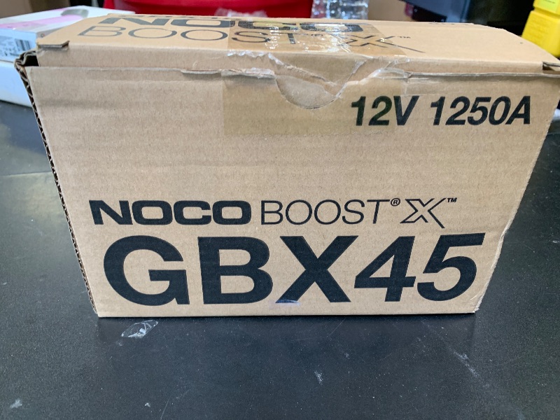 Photo 1 of NOCO Boost X GBX45: 1250A UltraSafe Jump Starter – 12V Lithium Battery Booster Pack, Portable Jump Box, Power Bank & Jumper Cables - for 6.5L Gas and 4.0L Diesel Engines