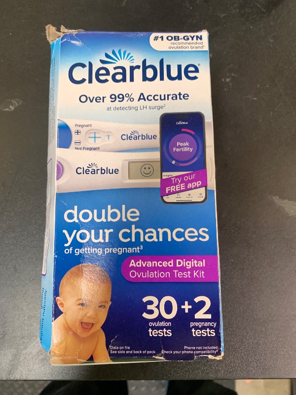 Photo 1 of Clearblue Advanced Digital Ovulation Test Kit, 32 Ct