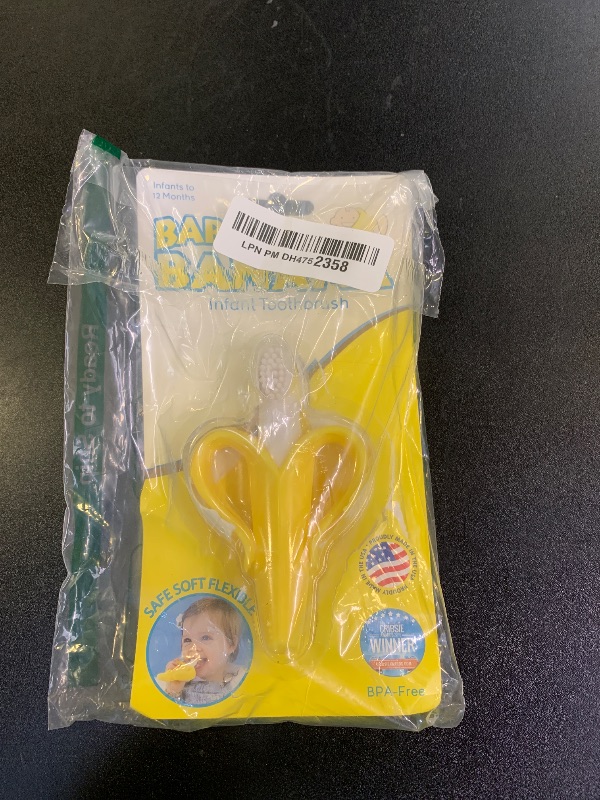 Photo 1 of New - Baby Banana infant toothbrush - Yellow