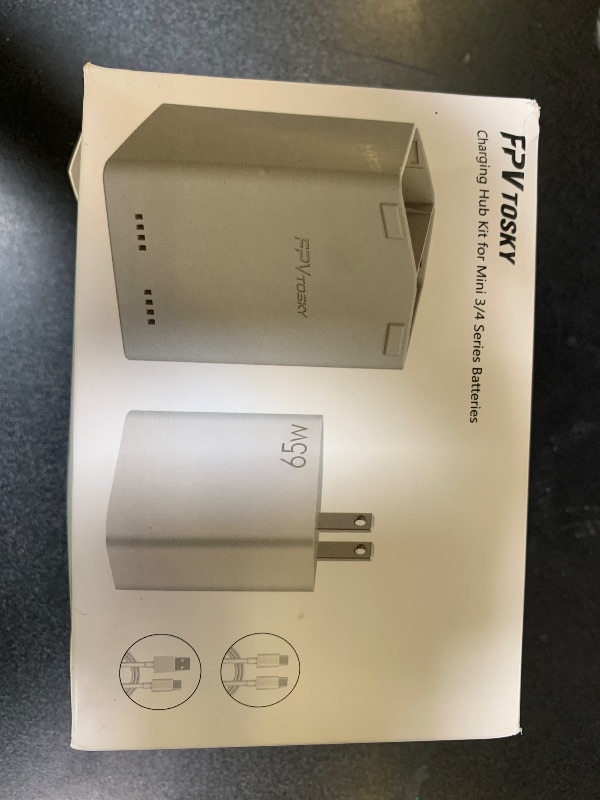 Photo 1 of Professional Battery Charger for DJI Mini 3 Pro Mini 4 Pro Series Battery,DJI Accessories Rapid Charging Set with 65W Power Adapter, Fast Charging Hub, Dual Batteries Quick Charging Simultaneously