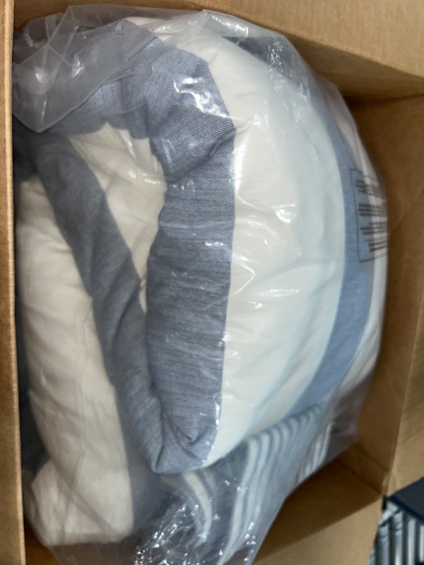 View 2 of Nautica - Queen Comforter Set, Cotton Reversible Bedding with Matching Shams, Mediterranean Inspired Home Decor for All Seasons (Fairwater Blue, Queen)