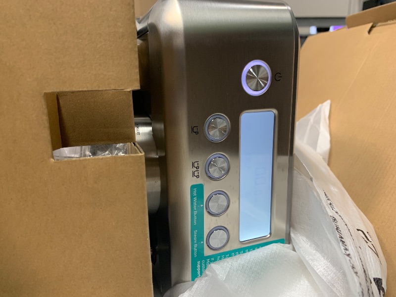 Photo 1 of CASABREWS Espresso Machine with LCD Display, Powerful Milk Frother and Customizable Brewing Temperature, Provides Barista-Level Lattes and Cappuccinos