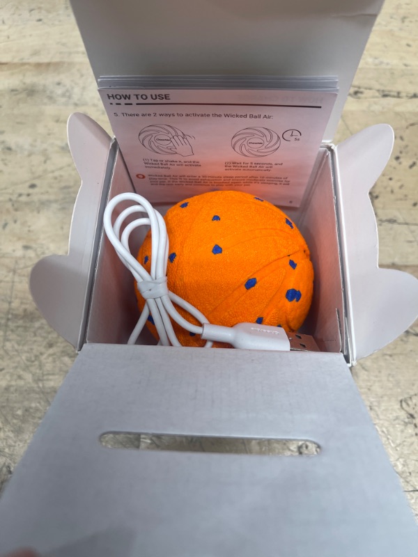 Photo 2 of ?New Material?Cheerble Smart Interactive Dog Toy, Wicked Ball AIR, Automatic Moving, Bouncing, and Rotating Ball, E-TPU Material, IPX7 Waterproof Rating, Active Rolling Ball for Medium and Large Dogs