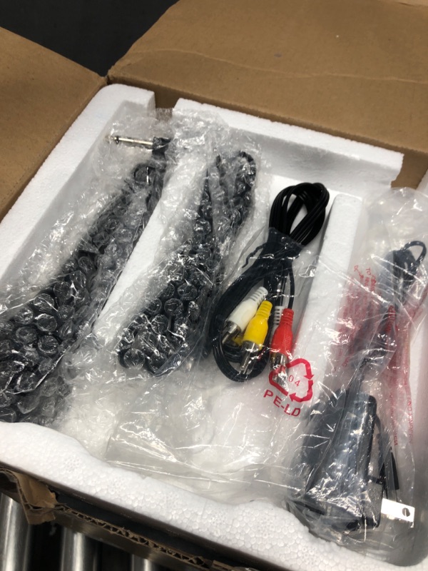 Photo 1 of Singing Machine SML625BTBKD Karaoke Machine, Portable Bluetooth CD+G Karaoke System, Black