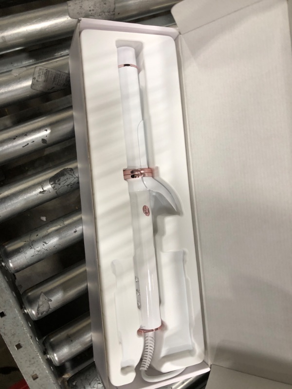 Photo 4 of T3 CurlWrap 1.25" Automatic Rotating Curling Iron with Long Barrel, 2 Timer Settings, 9 Heat Settings, Auto-Rotating Ceramic Barrel and Ion Generator for Fast, Easy Curls and Waves on All Hair Types