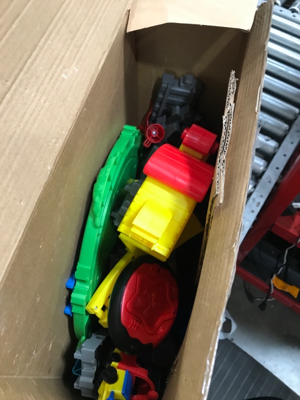 Photo 1 of Disney Junior Mickey Mouse Around Town Track Set, 35-piece Remote Control Toy Train, Officially Licensed Kids Toys for Ages 3 Up, Amazon Exclusive