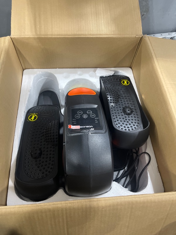 Photo 1 of YOSUDA Under Desk Elliptical Electric,Ellipse Leg Exerciser for Seniors,Fully Assembled Seated Pedal Exerciser with Remote Control with Free Footstraps & 10 Adjustable Speeds