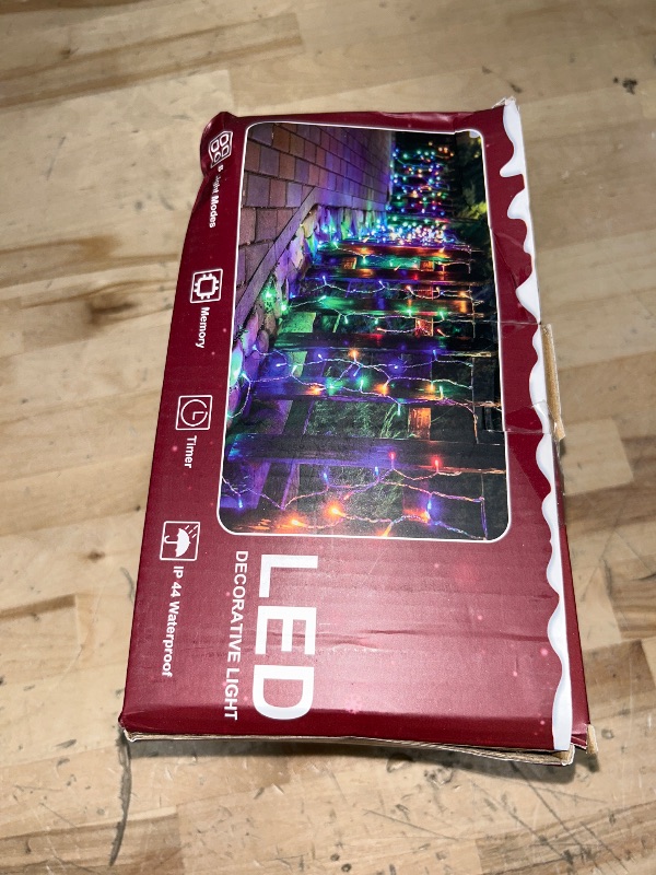 Photo 1 of 792 LED Christmas Lights with 176 Drops,82ft 8 Modes Fairy Hanging String Lights with Time Waterproof, Plug-in Christmas String Lights for Holiday Wedding Party Christmas Decorations (Multicolor)