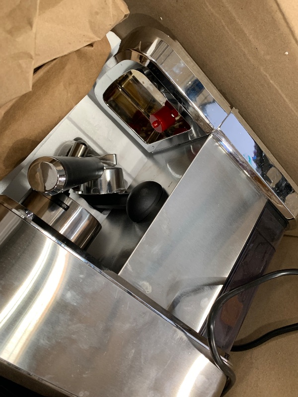 Photo 1 of Pokk Espresso Machine 20 Bar, Upgraded 1350W Professional Espresso Maker with Milk Frother Steam Wand, Stainless Steel Espresso Coffee Machine with 50oz Removable Water Tank, Cappuccino and Latte