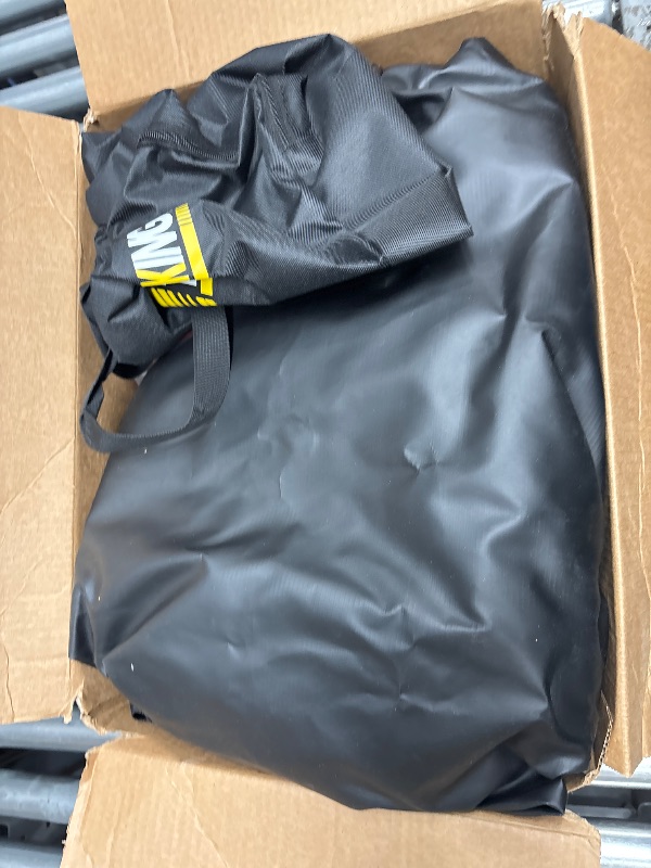 Photo 1 of 21 Cubic Feet Car Rooftop Cargo Carrier with Double Waterproof Zippers, Waterproof Roof Bag for All Vehicle with/Without Racks, Yellow
