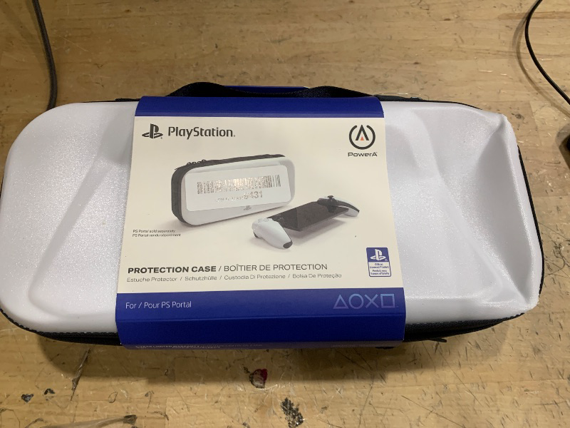 Photo 1 of PowerA Protection Case for PlayStation Portal™ Remote Player, durable, storage, protective case, charging cable pass-through, screen protection, officially licensed