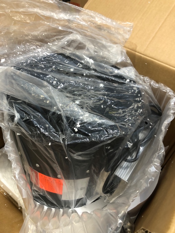 Photo 1 of FICBXRA 12 Inch Inline Duct Fan with Speed Controller - EC Motor Ventilation Exhaust Fan for Heating Cooling Booster, Grow Tents, Hydroponics, NSK/SKF bearings, ETL Listed