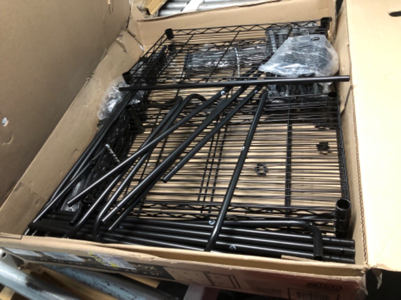 Photo 1 of ***INCOMPLETE - NO INSTRUCTIONS - MISSING PARTS - SEE PICTURES***
Ulif H50 Garment Rack Heavy Duty Clothes Rack, Freestanding Extra Large Portable Closet Wardrobe Rack, Clothing Racks for Hanging Clothes 89.8''W x 15.8" D x 76.4" H, Max Load 1400 Lbs, Bla